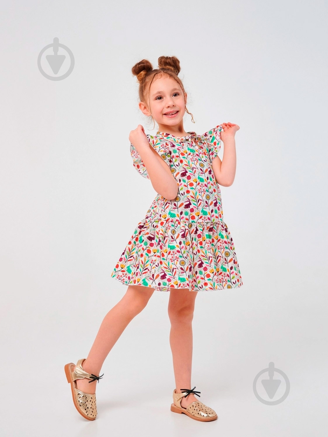 Платье Smil Луг 120350 р.92 разноцветный - фото 1