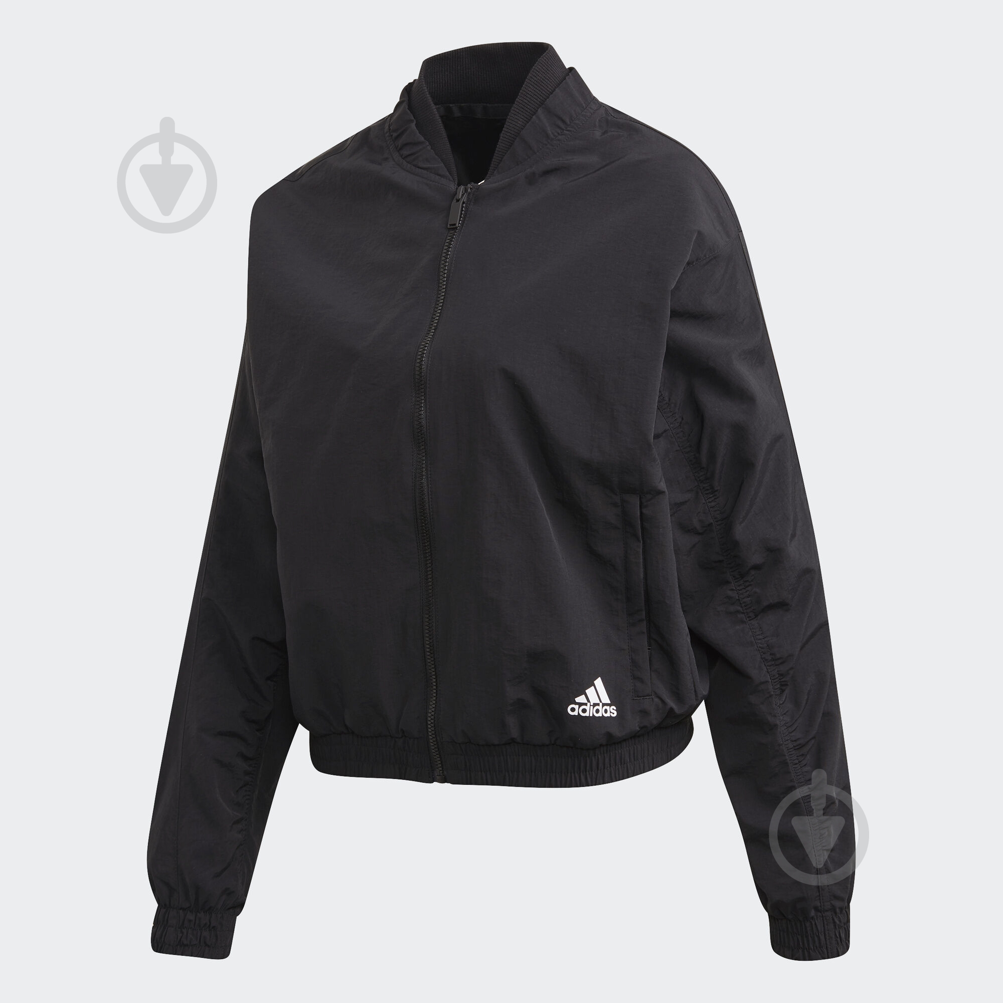 Вітрівка жіноча демісезонна Adidas W St Bomber FI6737 р.XS чорна - фото 1