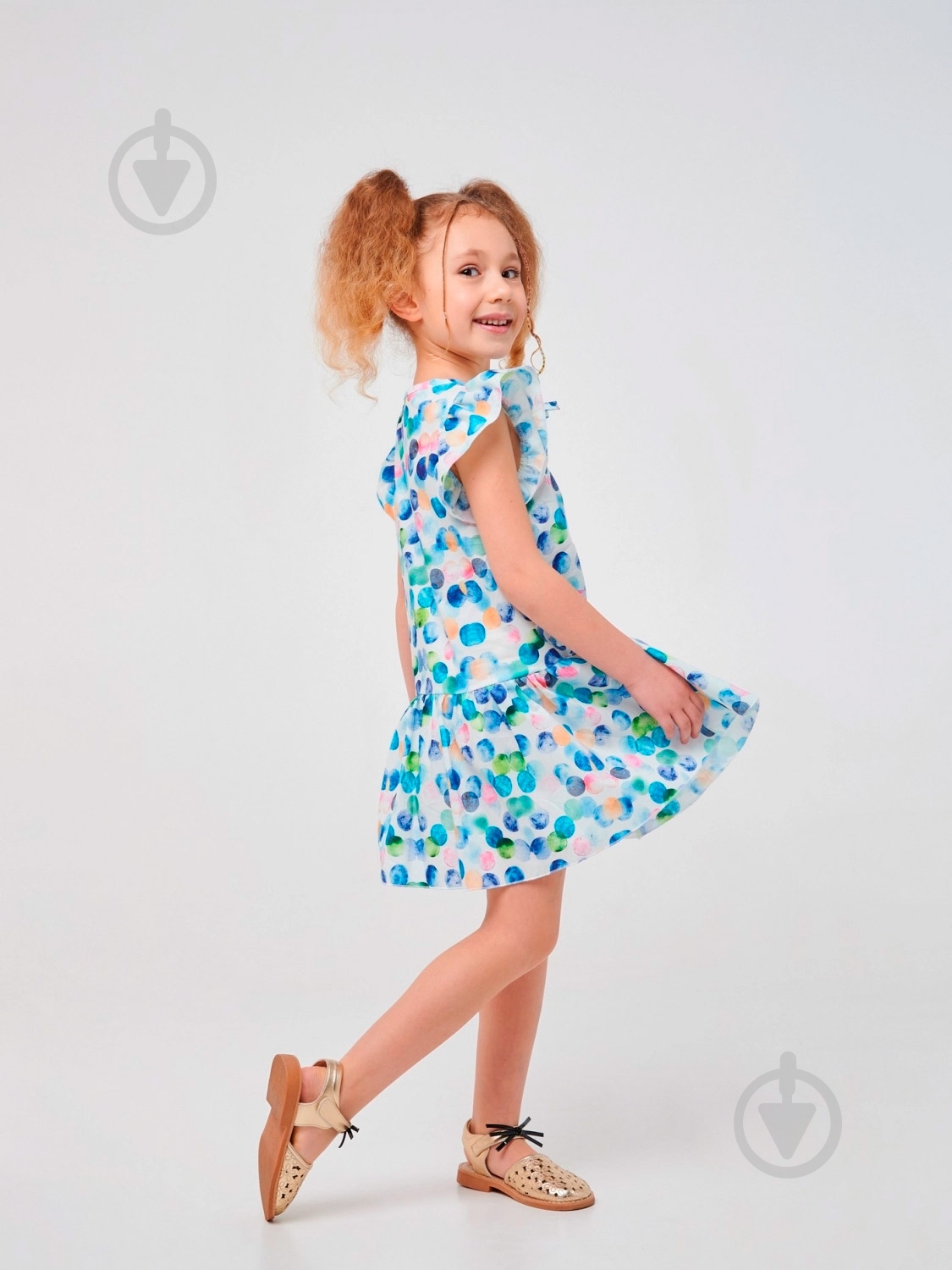 Платье Smil Шарики 120350 р.98 разноцветный - фото 3 Платье Smil Шарики 120350 р.98 разноцветный - фото 3