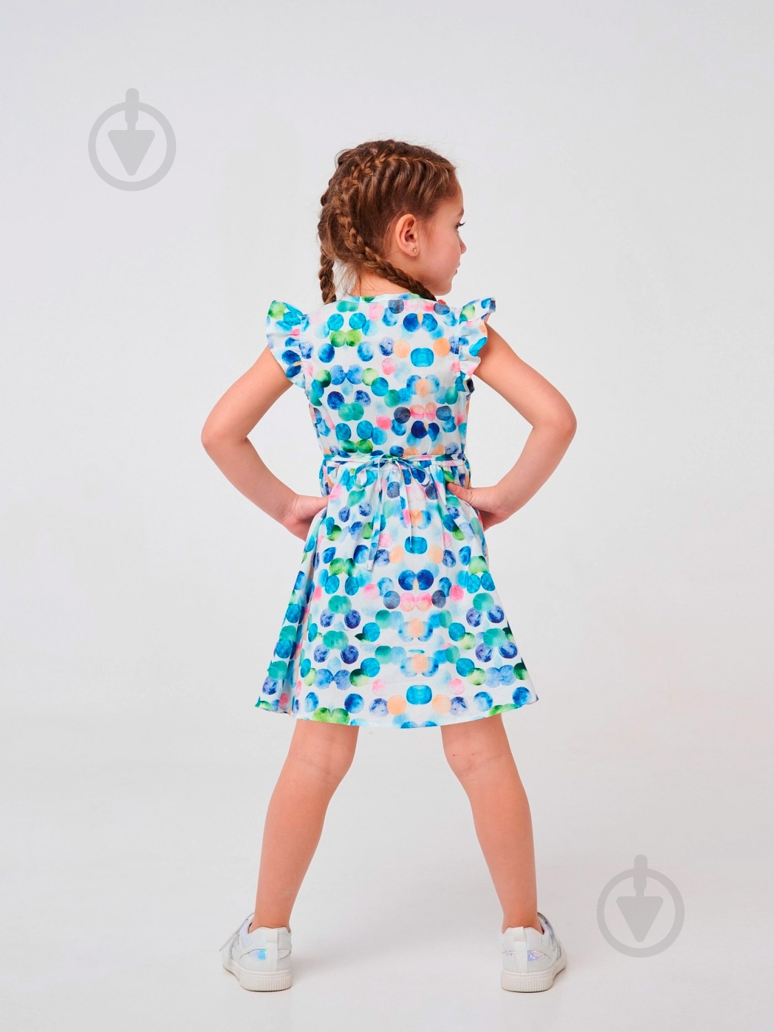 Платье Smil Шарики 120351 р.110 разноцветный - фото 5 Платье Smil Шарики 120351 р.110 разноцветный - фото 5