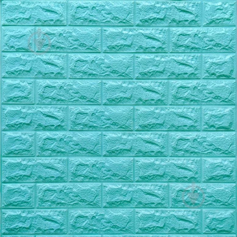 Панель самоклеющаяся Sticker Wall 770x700x5 мм бирюзовый (02-5) - фото 1