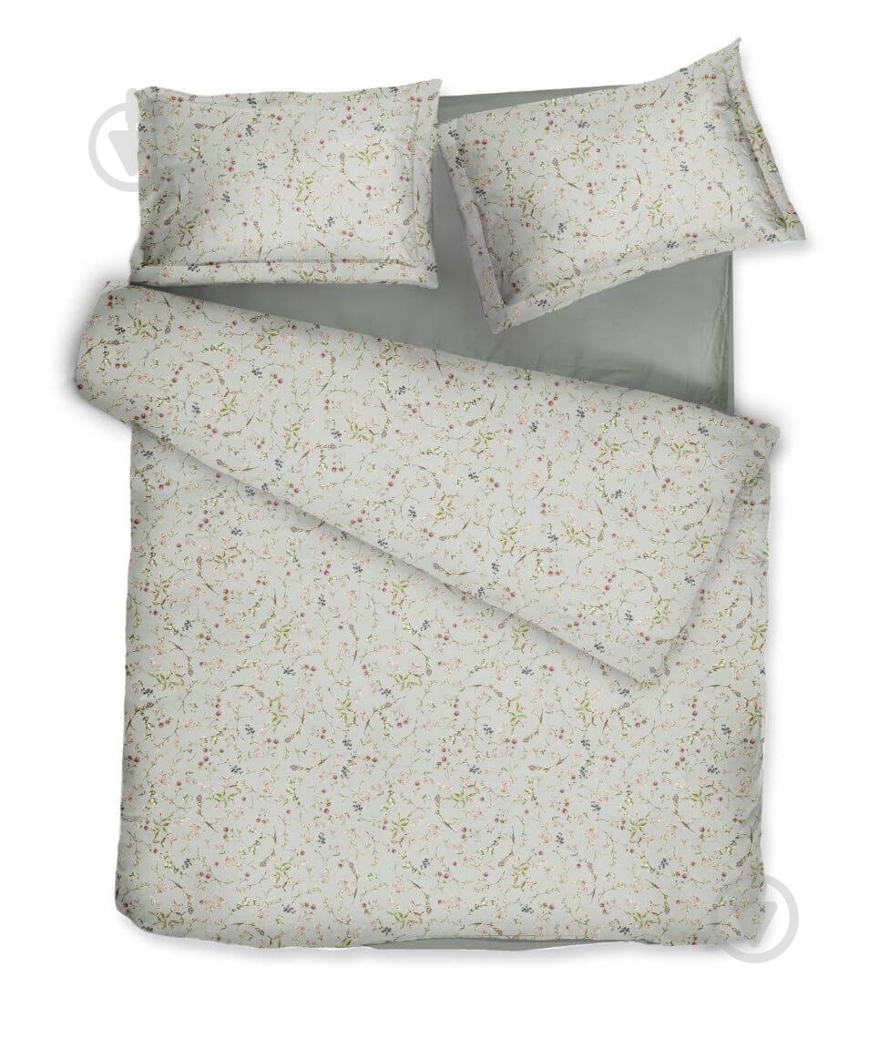 Комплект постільної білизни Нerbary Light Grey 2 світло-сірий Decoflux - фото 1 Комплект постільної білизни Нerbary Light Grey 2 світло-сірий Decoflux - фото 1