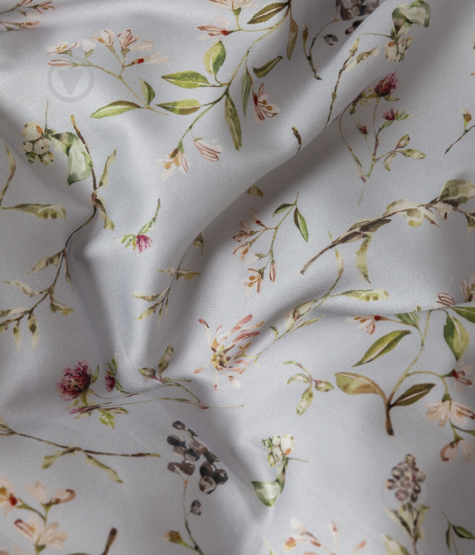 Комплект постільної білизни Нerbary Light Grey 2 світло-сірий Decoflux - фото 8 Комплект постільної білизни Нerbary Light Grey 2 світло-сірий Decoflux - фото 8