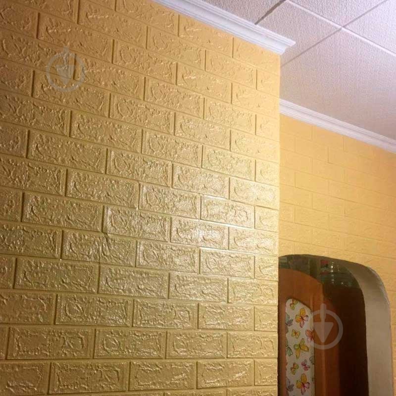 3D-панель Sticker Wall цегла бежевий 700х770х5 мм (09-5) - фото 3 3D-панель Sticker Wall цегла бежевий 700х770х5 мм (09-5) - фото 3