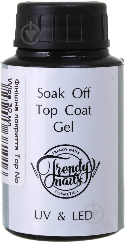 Топ для гель-лака Trendy nails No Wipe 30 мл - фото 1 Топ для гель-лака Trendy nails No Wipe 30 мл - фото 1