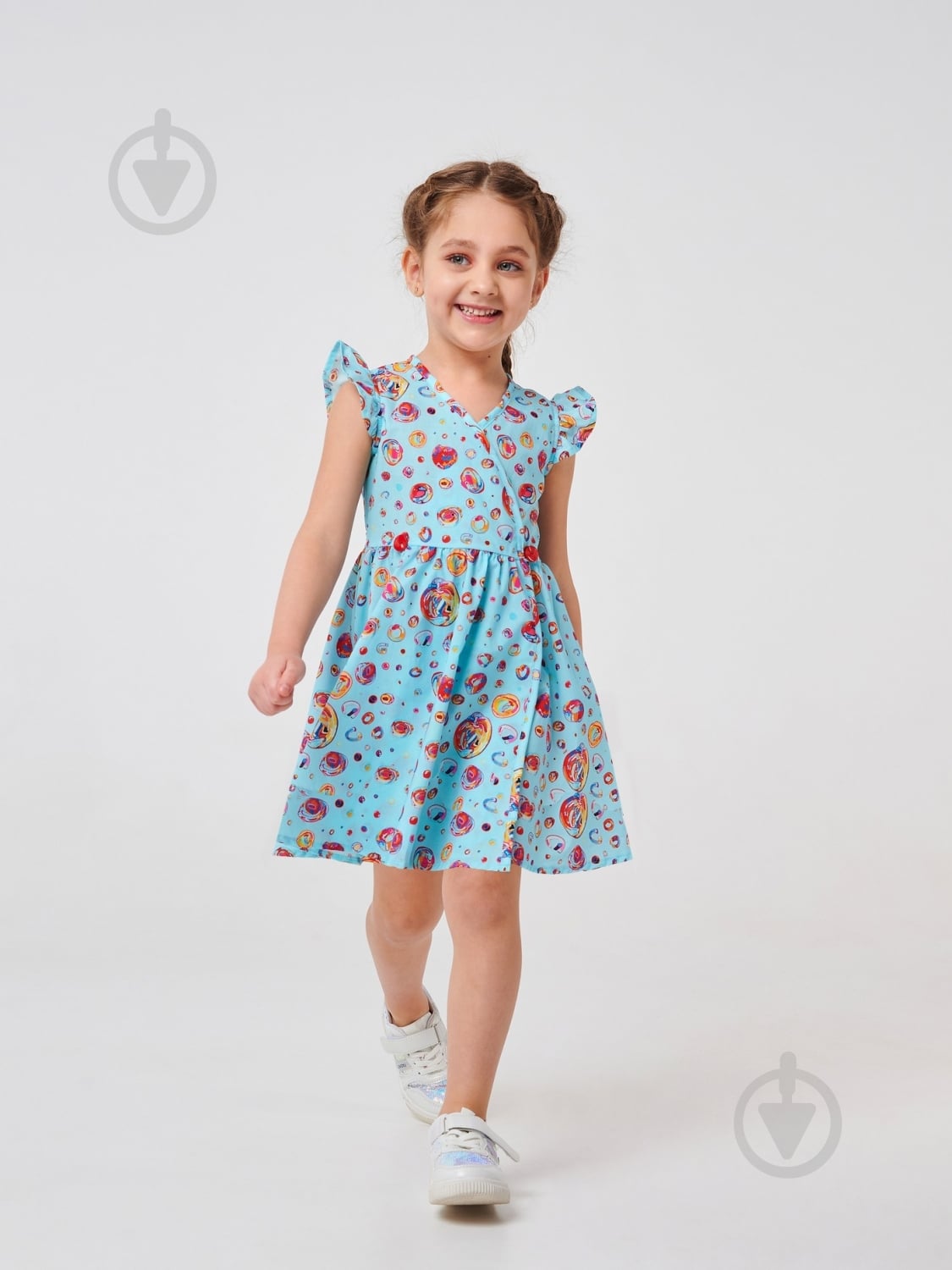 Платье Smil Пузыри 120351 р.92 разноцветный - фото 1 Платье Smil Пузыри 120351 р.92 разноцветный - фото 1