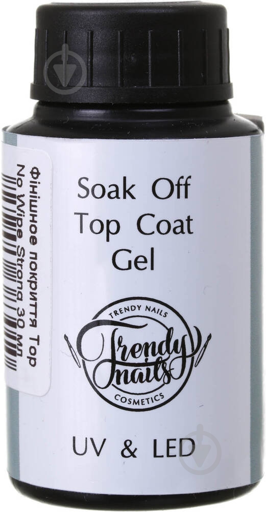 Топ для гель-лака Trendy nails No Wipe Strong 30 мл - фото 1 Топ для гель-лака Trendy nails No Wipe Strong 30 мл - фото 1
