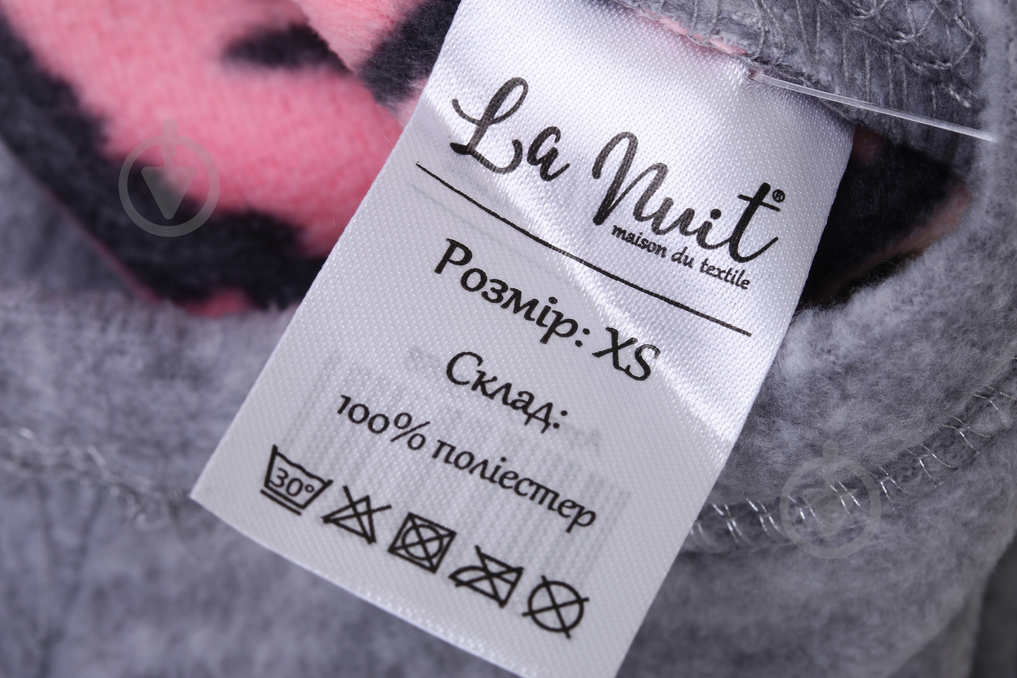 Костюм домашний женский La Nuit Home Do not disturb р. XS светло-серый - фото 7