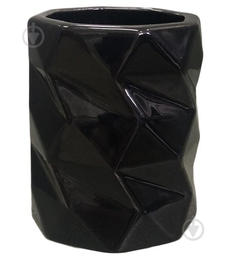 Ваза керамическая Rezon Rec-Face 10 см черный R-Fчор - фото 1