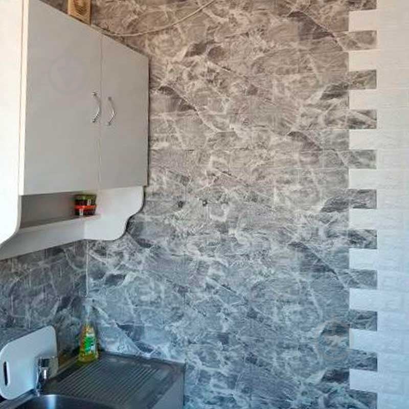 3D-панель Sticker Wall мармур чорний 700х770х5 мм (61-5) - фото 5