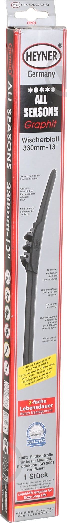 Щетка стеклоочистителя Alca ALL SEASONS 083 330 мм 1 шт. - фото 6