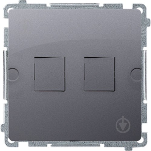 Адаптер Simon Basic PC+TF серебряный BMPT/43 - фото 1 Адаптер Simon Basic PC+TF серебряный BMPT/43 - фото 1