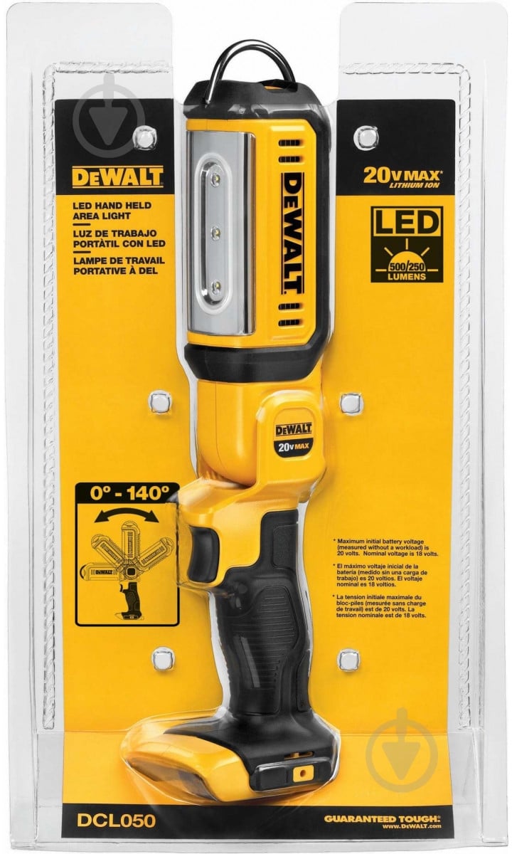 Фонарь DeWalt 18V DCL050 - фото 4