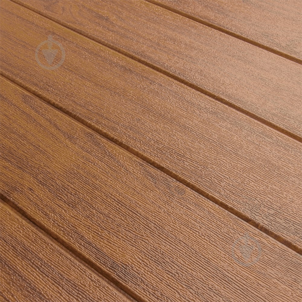 Панель самоклеюча Sticker Wall 700x700x5 мм дуб темний (83) - фото 2