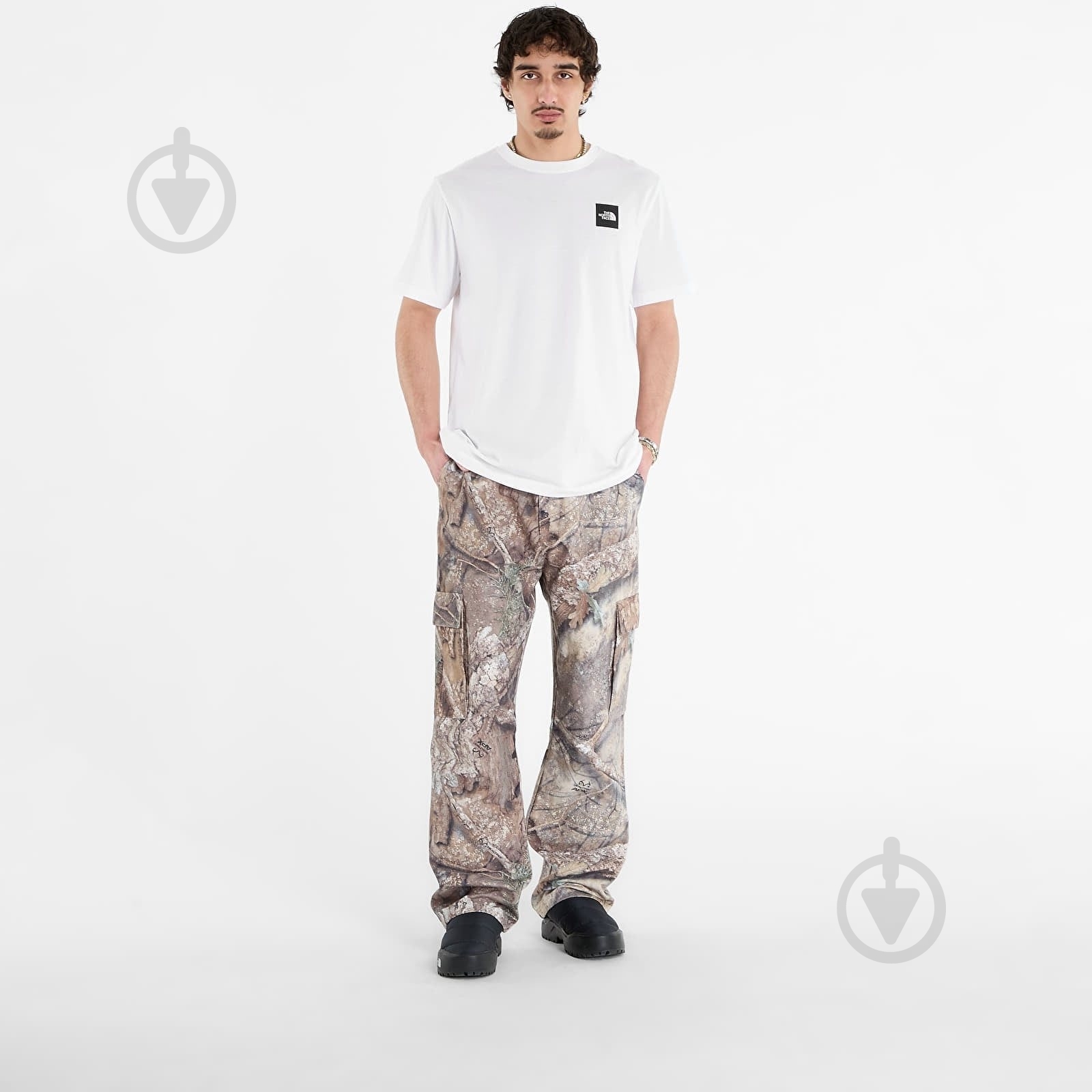 Футболка THE NORTH FACE M EVOLUTION BOX HALF DOME REGULAR SHORT NF0A8G9CFN41 р.M белый - фото 4