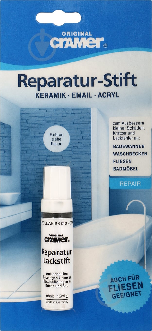 Штрих-корректор Cramer эдельвейс 12 мл - фото 1