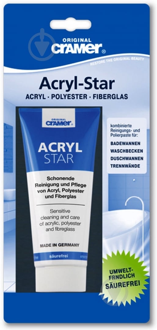 Засіб Cramer Acryl-Star для чищення та полірування 0,1 л - фото 1