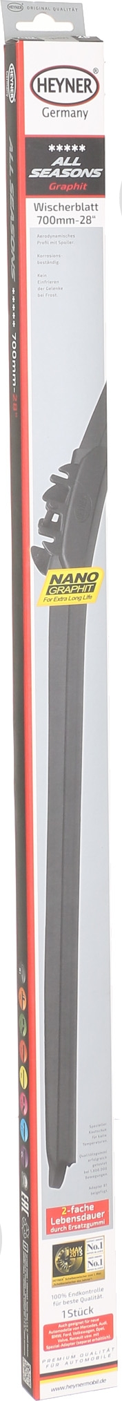 Щетка стеклоочистителя Alca ALL SEASONS 098 700 мм 1 шт. - фото 4
