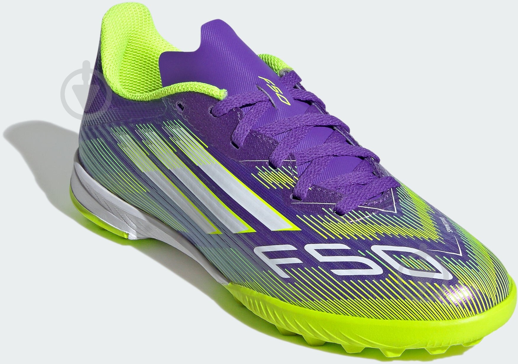 Сороконожки Adidas F50 LEAGUE TF J JI0000 р.31,5 фиолетовый - фото 3 Сороконожки Adidas F50 LEAGUE TF J JI0000 р.31,5 фиолетовый - фото 3