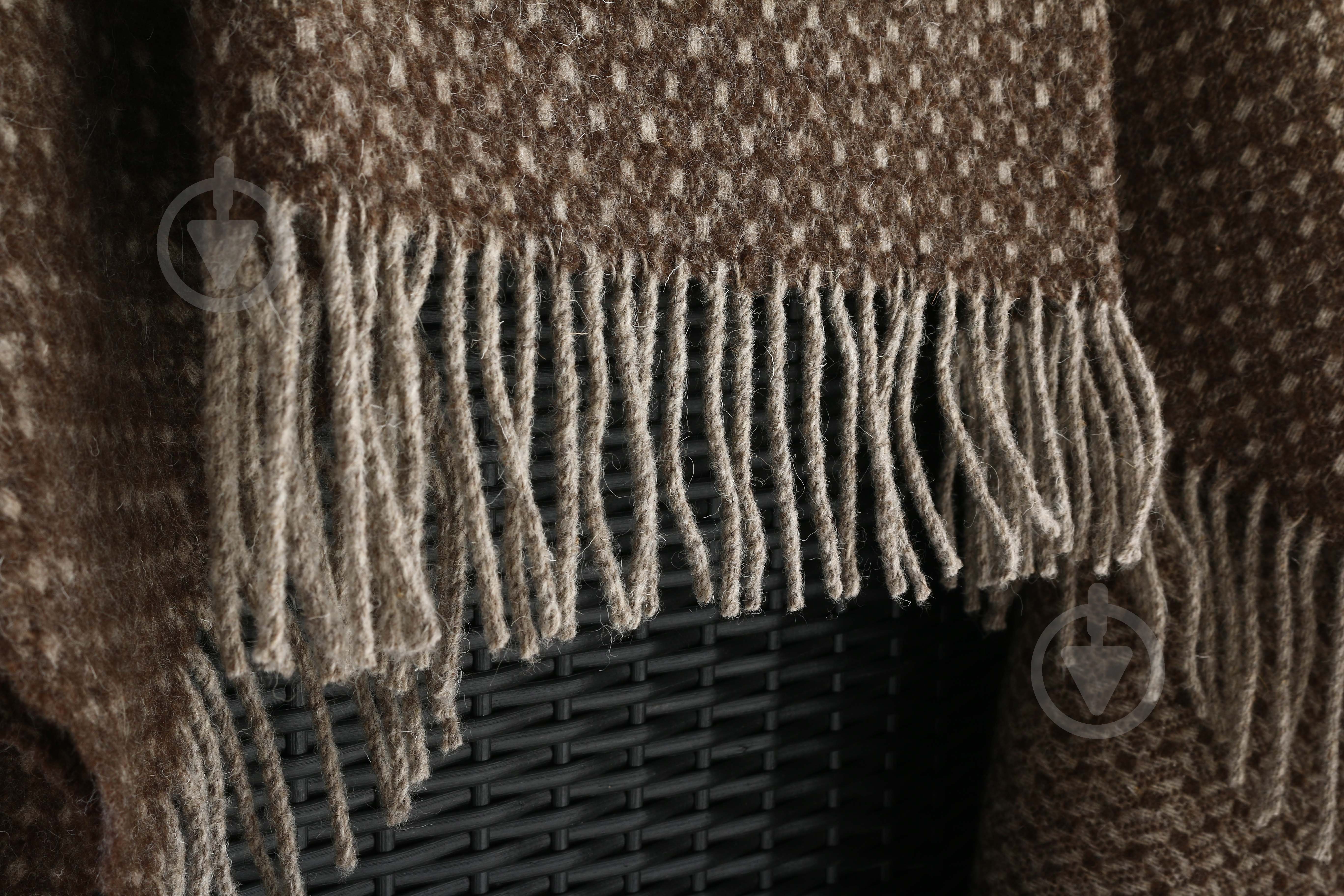 Плед Осло колір в асортименті 130x190 см коричневий Vladi - фото 4