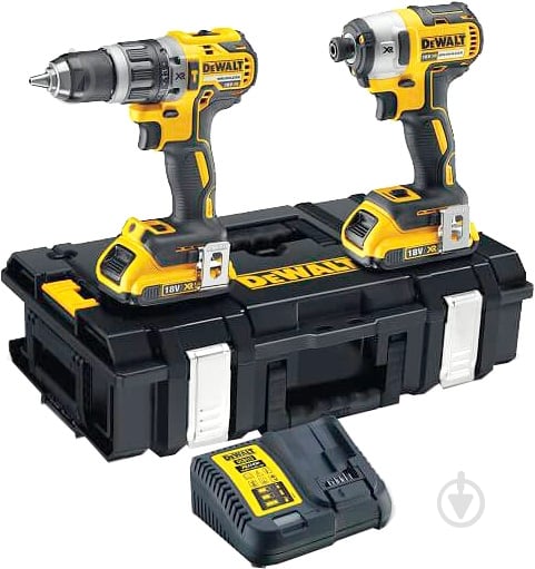 Набор инструментов DeWalt ударная дрель-шуруповерт DCD796 и ударный шуруповерт DCF887 DCK266D2 - фото 1 Набор инструментов DeWalt ударная дрель-шуруповерт DCD796 и ударный шуруповерт DCF887 DCK266D2 - фото 1