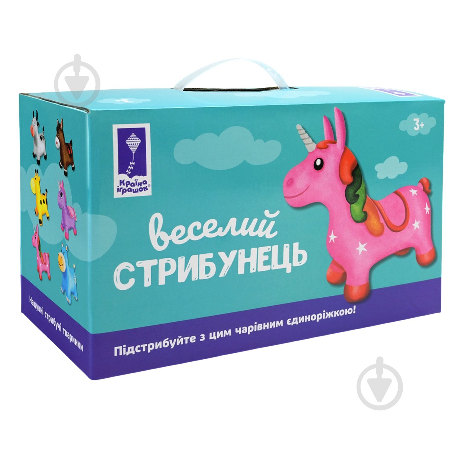 Стрибунець надувний Shantou Єдиноріг PJ2806 - фото 5 Стрибунець надувний Shantou Єдиноріг PJ2806 - фото 5