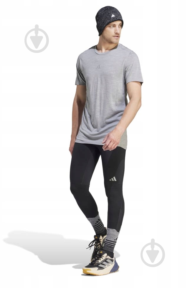 Лосины Adidas Ultimate Warm Running IJ9088 р.M черный - фото 2