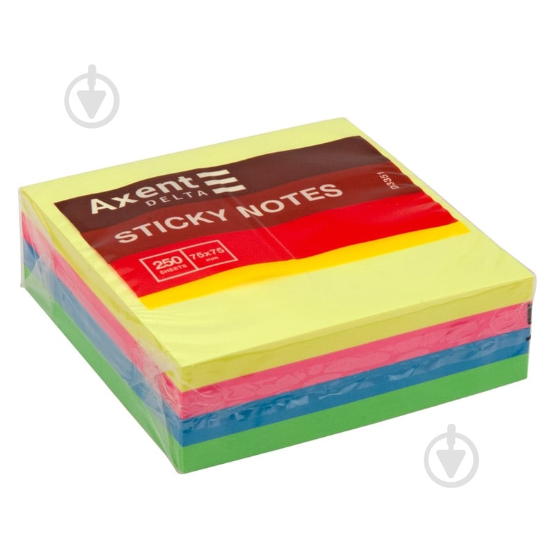Блок бумаги для заметок 75x75 мм 250 шт. D3351 Axent - фото 1 Блок бумаги для заметок 75x75 мм 250 шт. D3351 Axent - фото 1