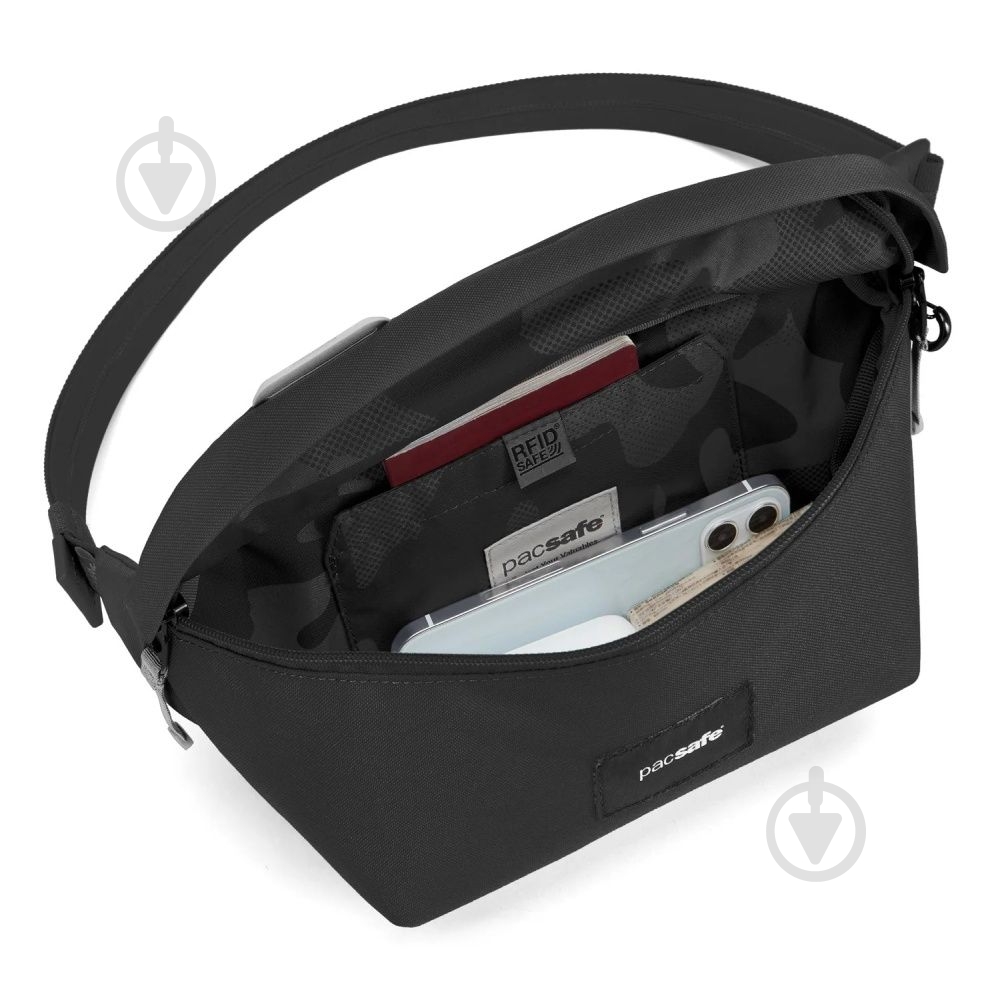 Сумка через плечо Pacsafe GO sling pack черный - фото 4