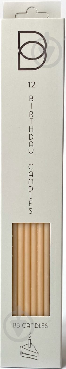 Свечи для торта sandstorm BB CANDLES 12 шт. - фото 1 Свечи для торта sandstorm BB CANDLES 12 шт. - фото 1
