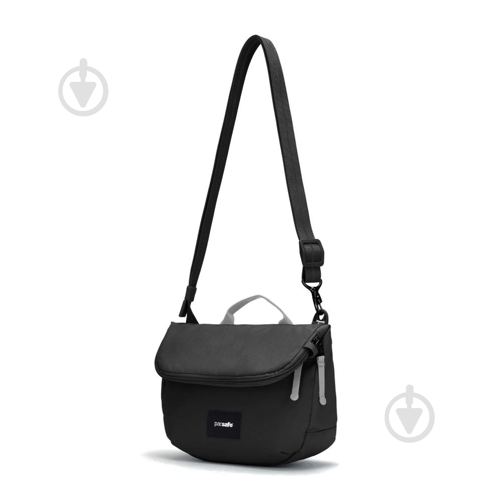 Сумка через плече Pacsafe GO Saddle Crossbody 11 л чорний - фото 2
