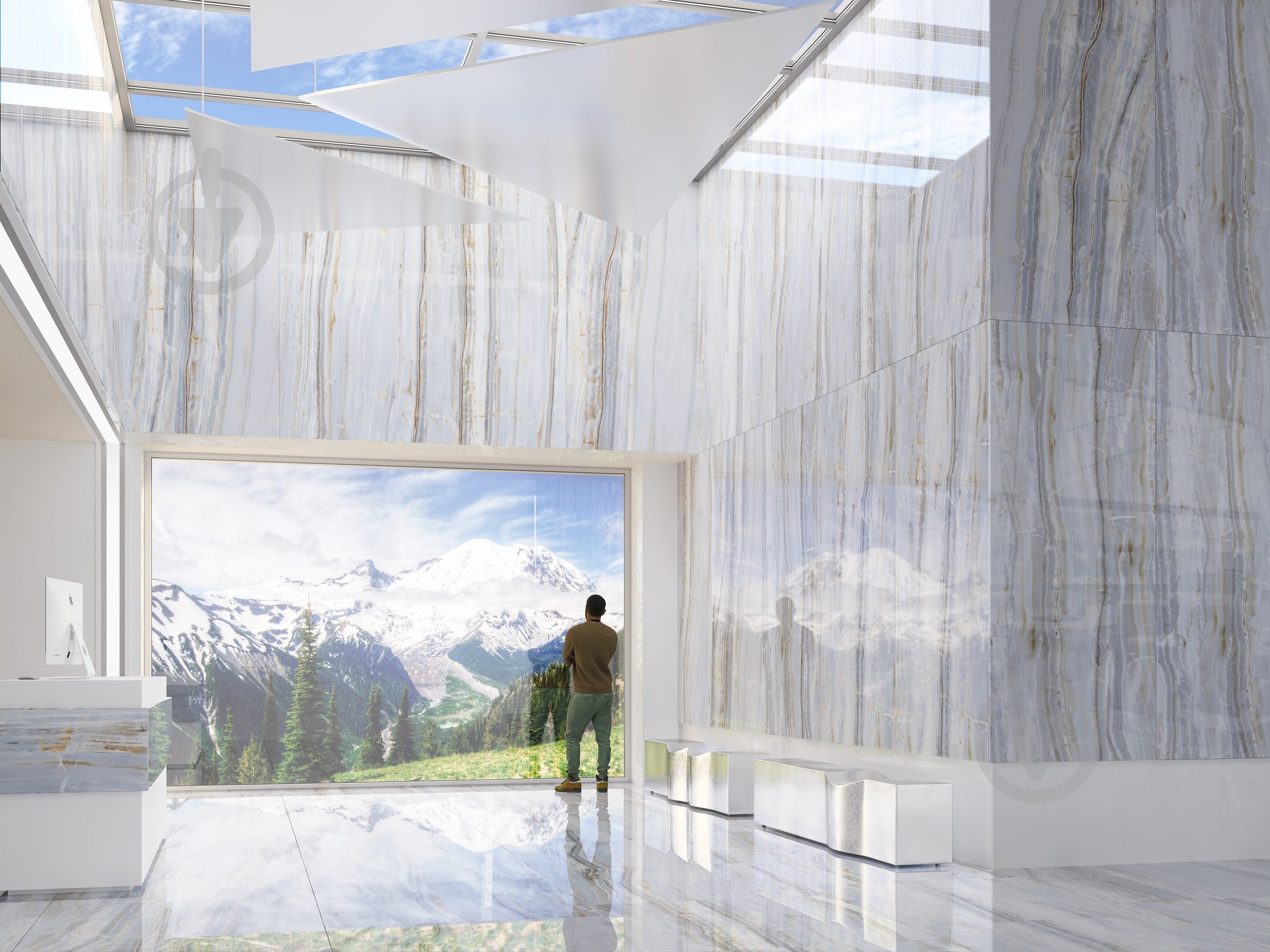 Плитка INTER GRES Expance серый 60х60 /50 071/L - фото 2