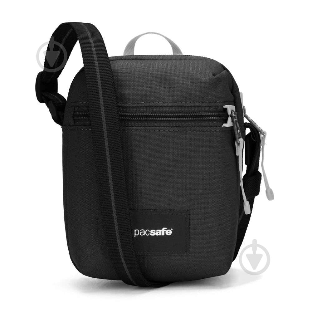 Сумка через плече Pacsafe GO Micro Crossbody 1,5 л чорний - фото 1