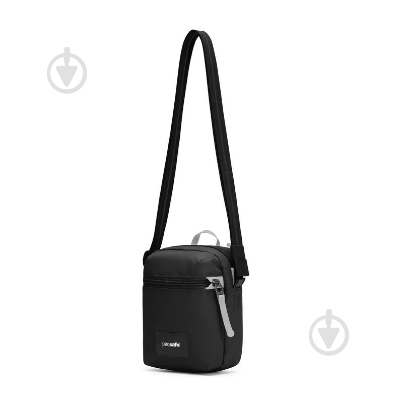Сумка через плече Pacsafe GO Micro Crossbody 1,5 л чорний - фото 2