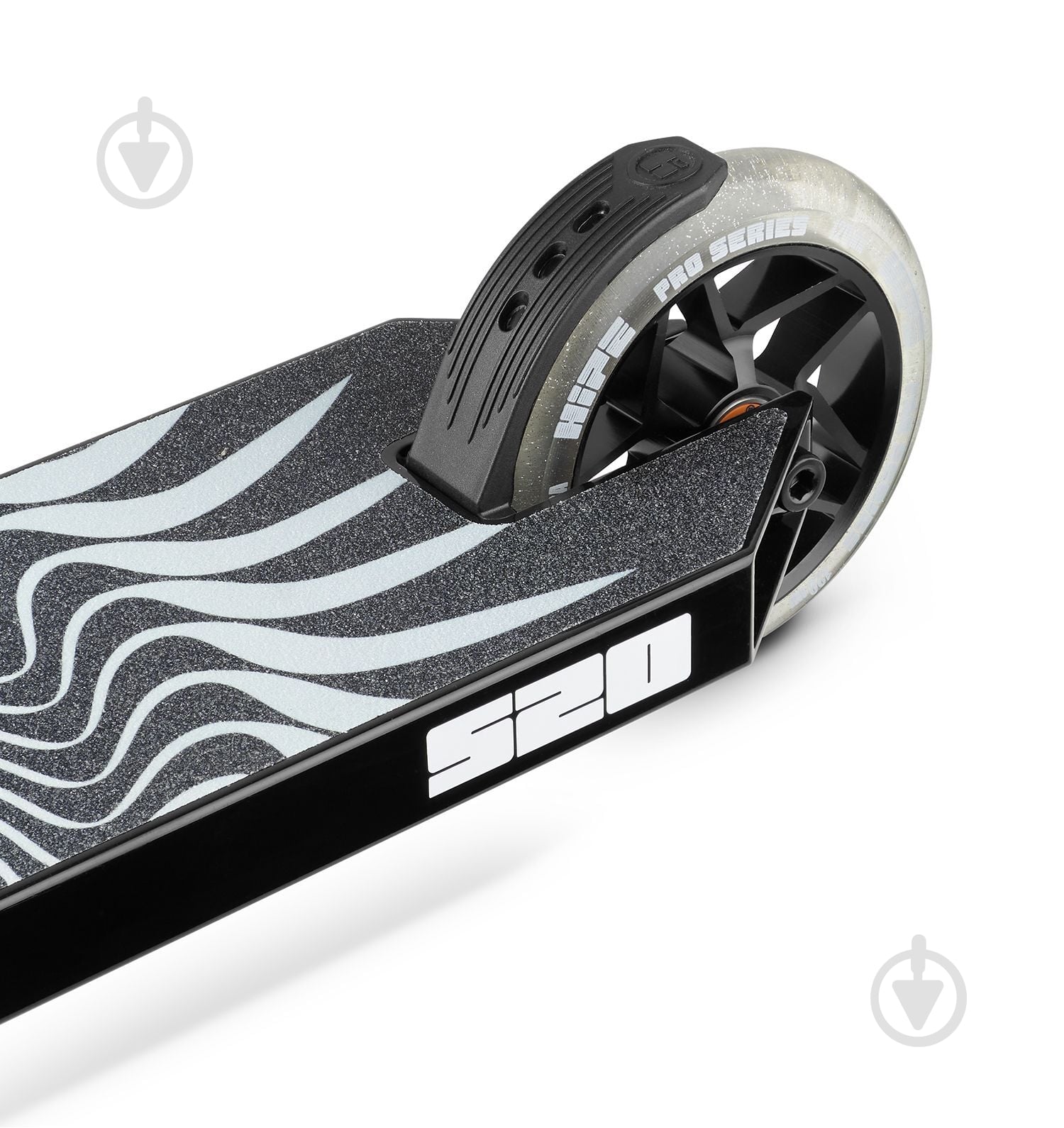 Самокат Hipe S20 черный с белым 250866 - фото 8