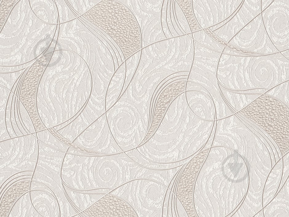 Шпалери вінілові на флізеліновій основі Слов'янські шпалери V.I.P Class Сивуля 2111-01 1,06x10,05 м - фото 1