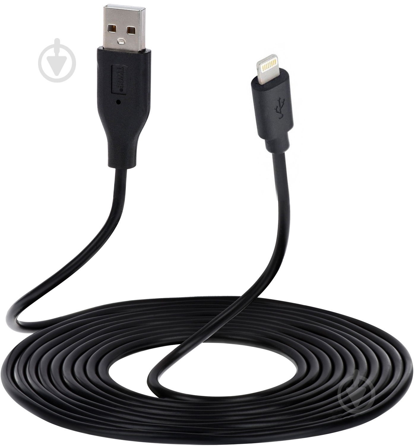 Кабель 2E Lightning – USB 1 м черный (2E-CCLPVC-1MBL) Single Molding Type - фото 2 Кабель 2E Lightning – USB 1 м черный (2E-CCLPVC-1MBL) Single Molding Type - фото 2