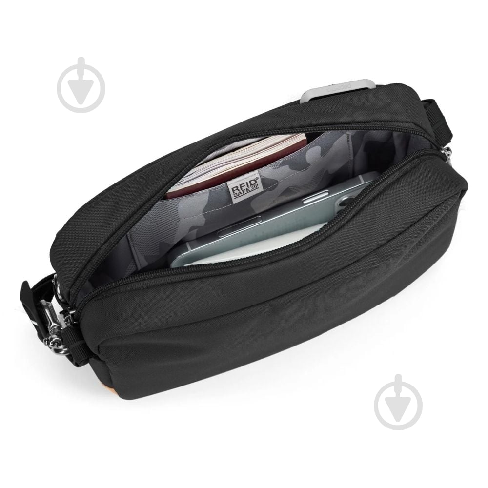 Сумка Pacsafe GO crossbody черный - фото 4