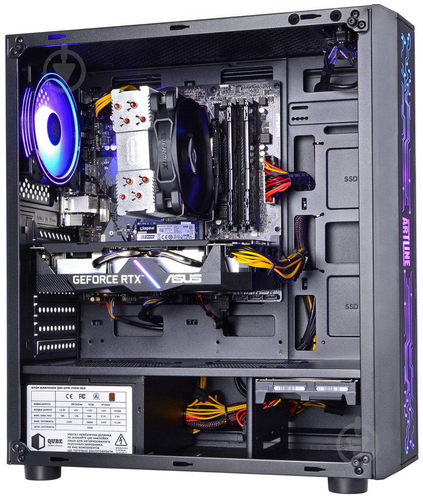 Компьютер Artline Gaming (X73v33Win) black - фото 11