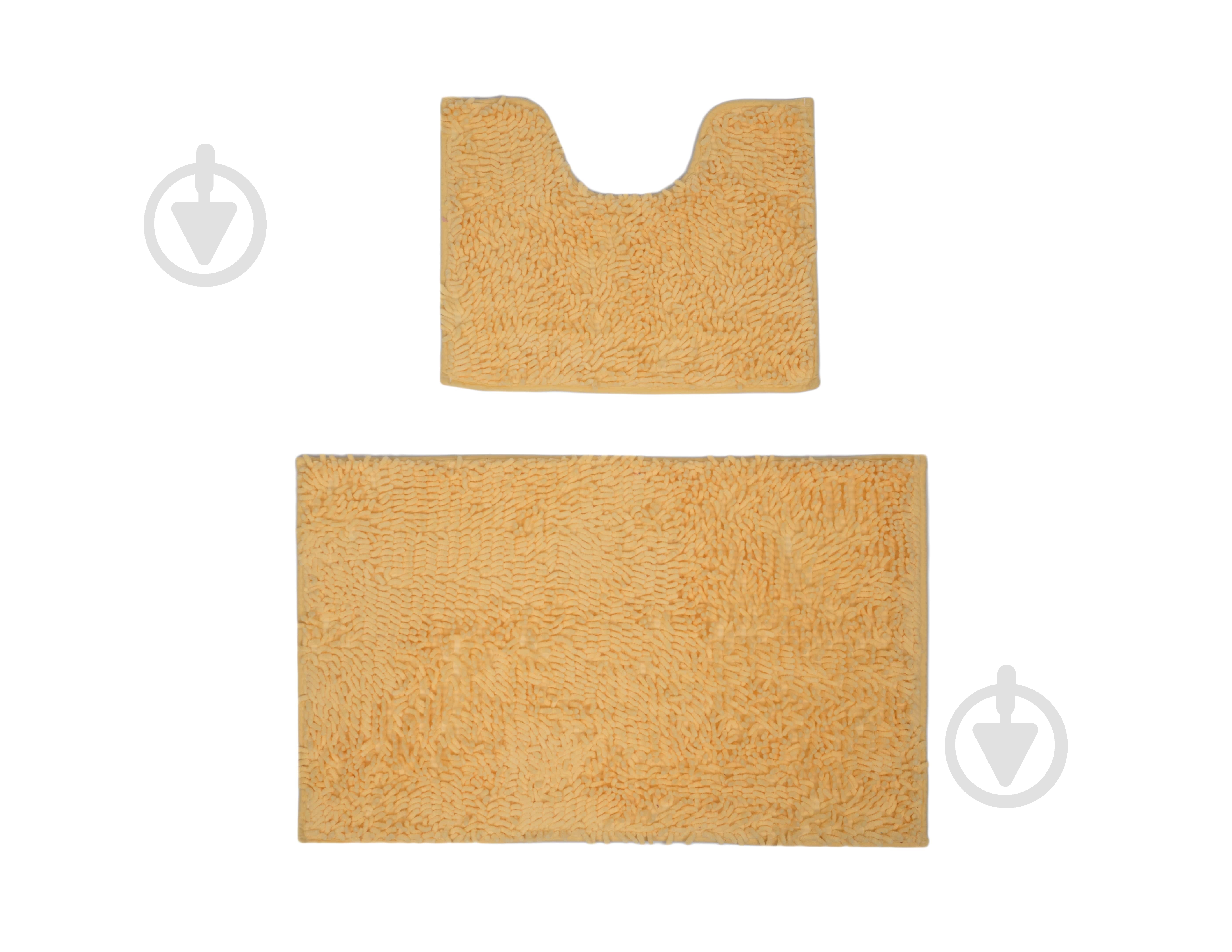 Набір килимків Kornel 50х80/40х50 см KL-46 персиковий - фото 4