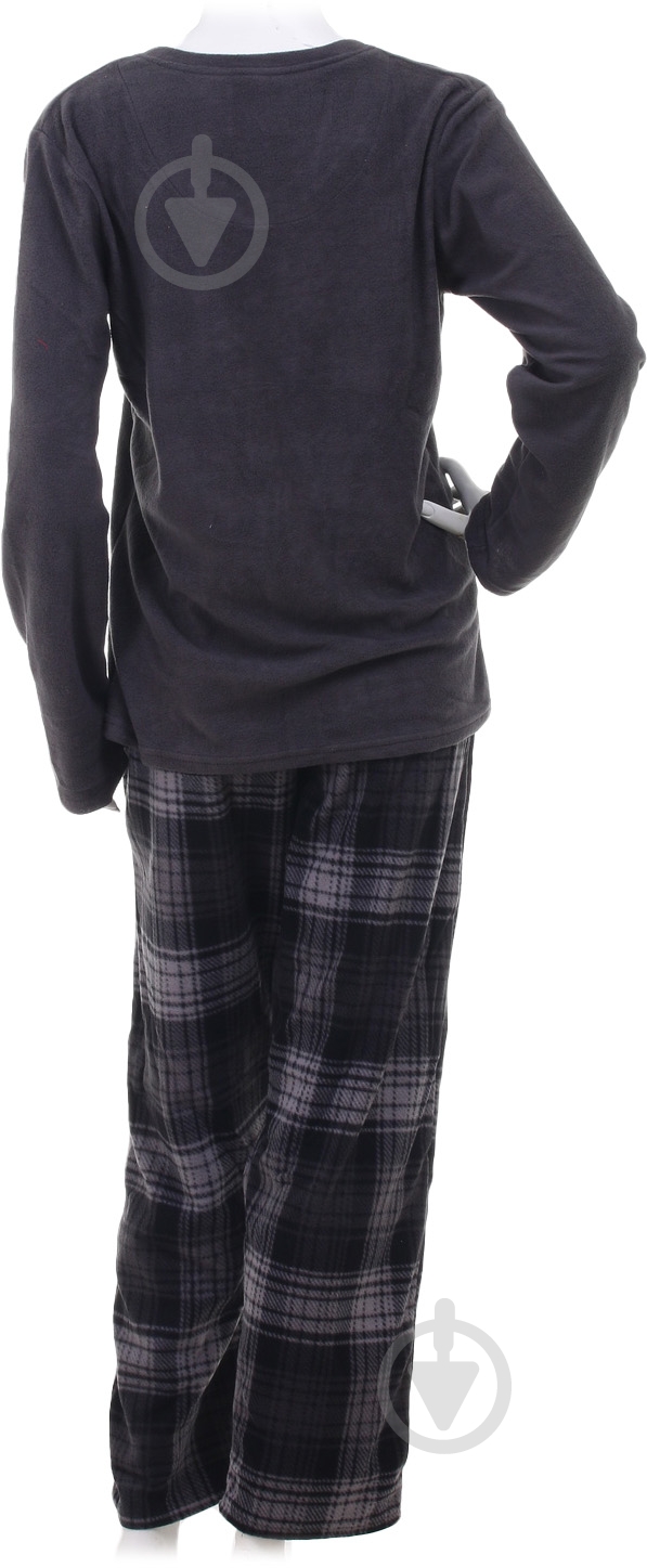 Костюм домашній чоловічий La Nuit Basic Check р. XL сірий - фото 3