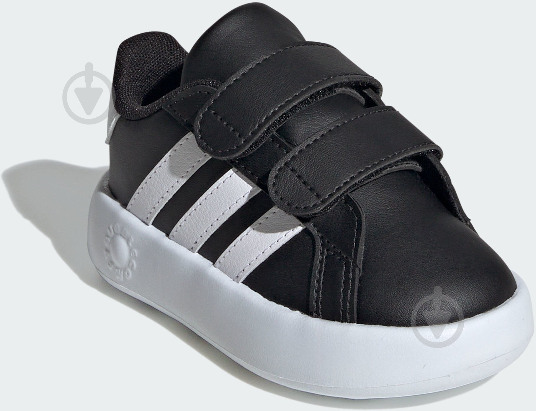 Кроссовки детские демисезонные Adidas GRAND COURT 2.0 CF ID5272 р.20 черные - фото 3