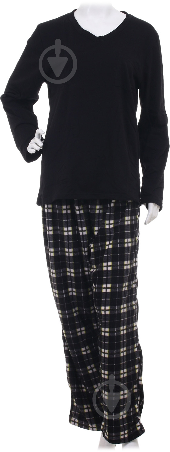 Костюм домашний мужской La Nuit Basic Check р. M черный - фото 3