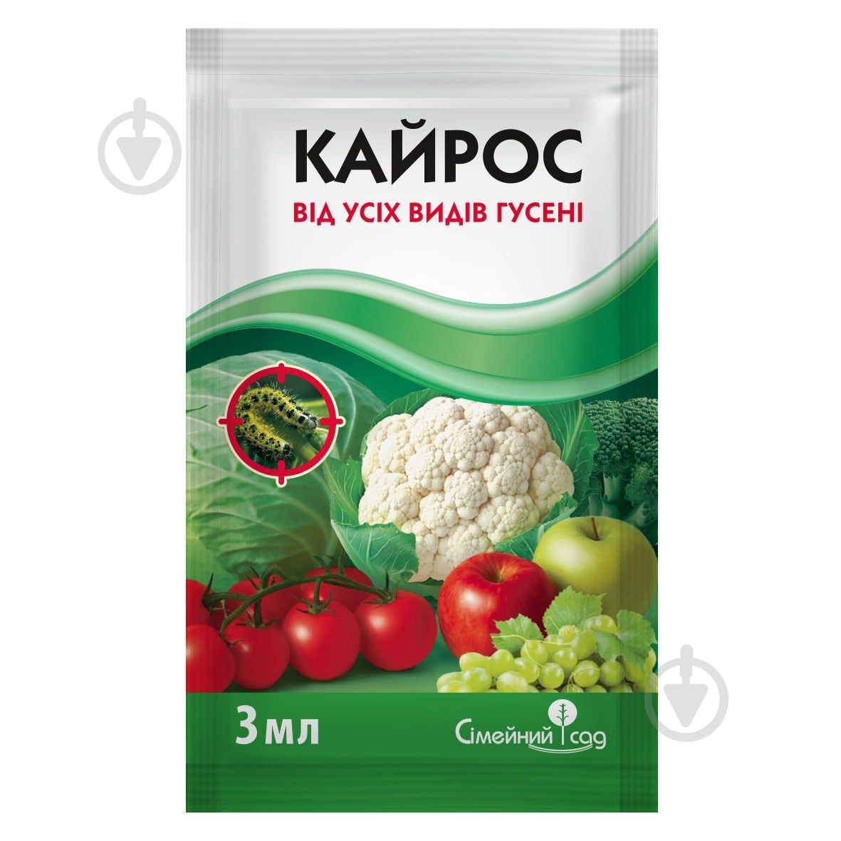 Инсектицид Сімейний сад Кайрос к.с. 3 мл - фото 1 Инсектицид Сімейний сад Кайрос к.с. 3 мл - фото 1