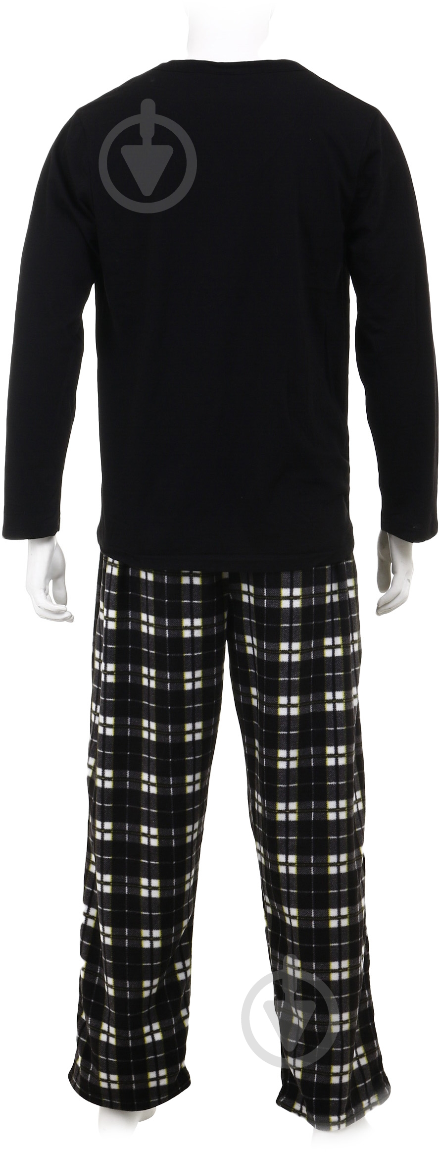 Костюм домашний мужской La Nuit Basic Check р. XL черный - фото 3