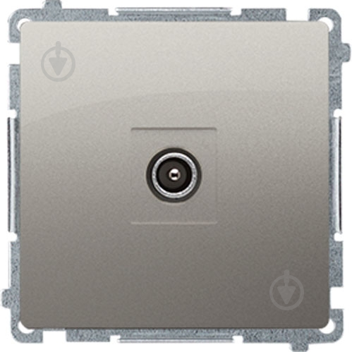 Розетка TV Simon Basic сатин BMAK3.01/29 - фото 1 Розетка TV Simon Basic сатин BMAK3.01/29 - фото 1