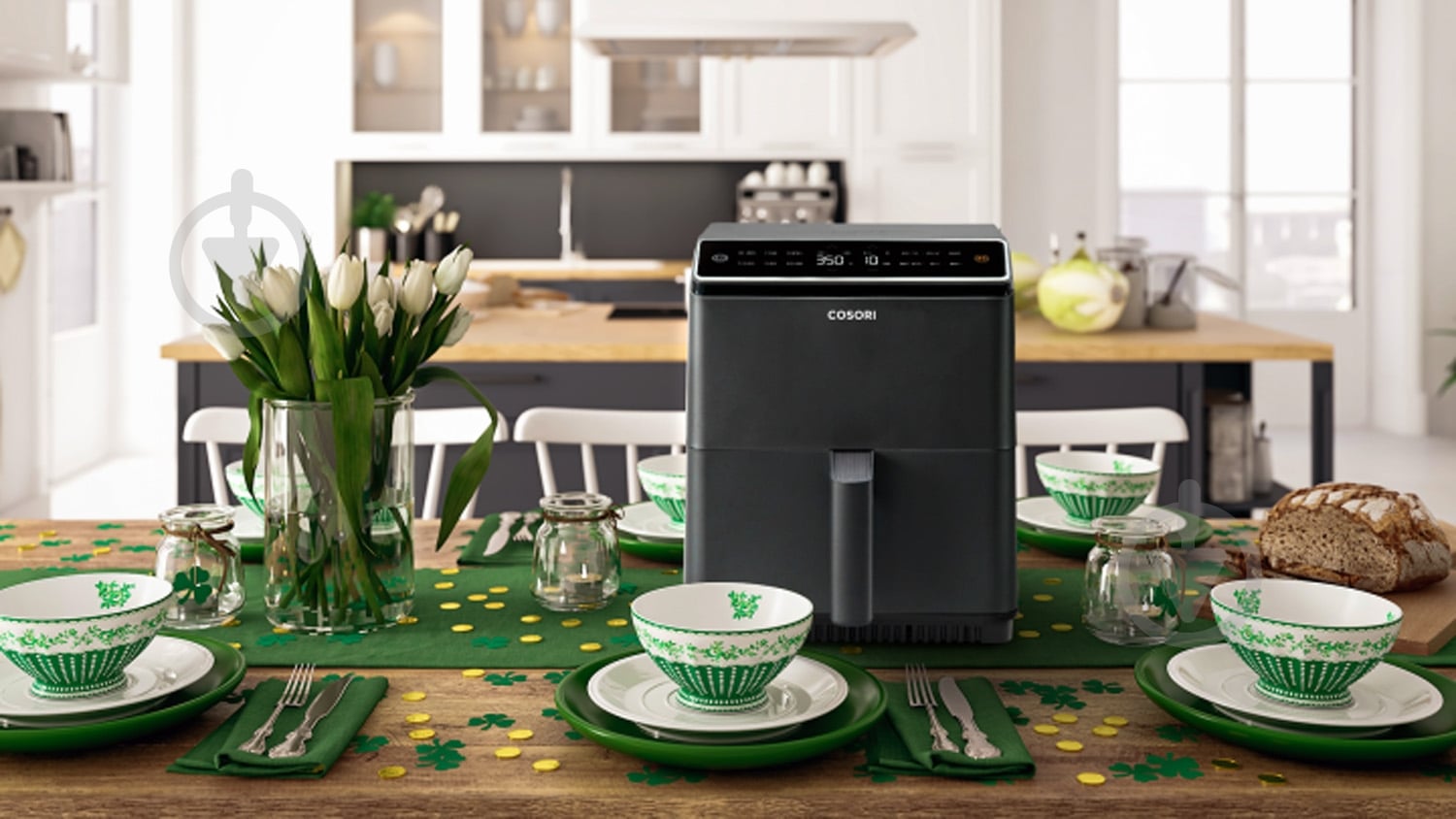 Мультипечь Cosori Smart Dual Blaze Chef Edition CAF-P583S-KEUR - фото 12