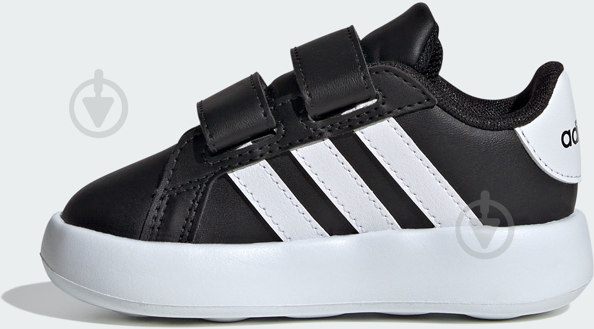 Кроссовки детские демисезонные Adidas GRAND COURT 2.0 CF ID5272 р.24 черные - фото 2 Кроссовки детские демисезонные Adidas GRAND COURT 2.0 CF ID5272 р.24 черные - фото 2