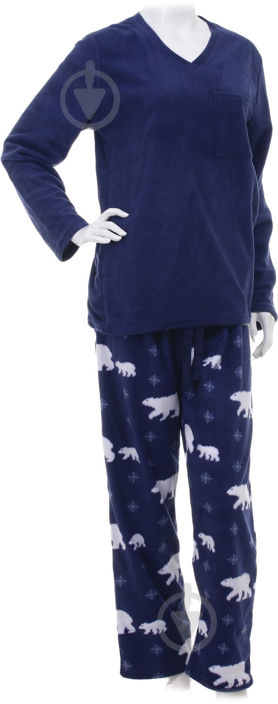 Костюм домашний мужской La Nuit Basic Polar Bears р. XL синий - фото 1 Костюм домашний мужской La Nuit Basic Polar Bears р. XL синий - фото 1