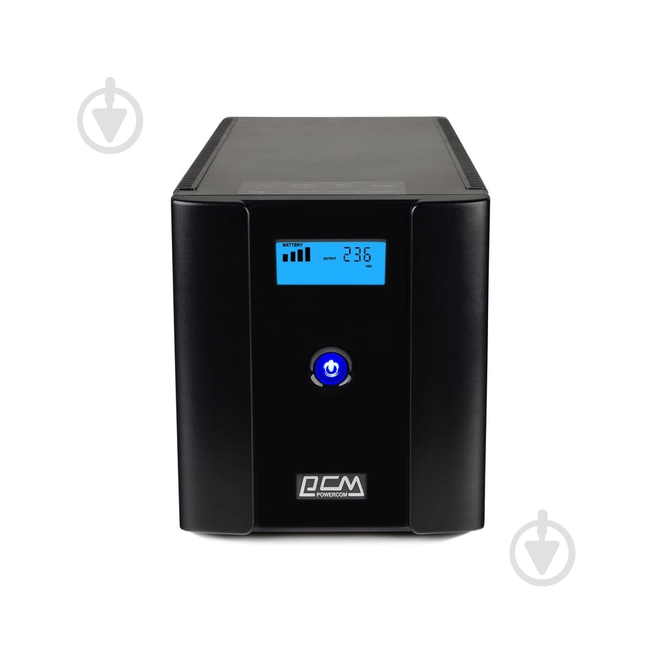 Источник бесперебойного питания (ИБП) Powercom RPT-1500AP LCD SCHUKO RPT-1500AP.LCD (SCHUKO) - фото 2